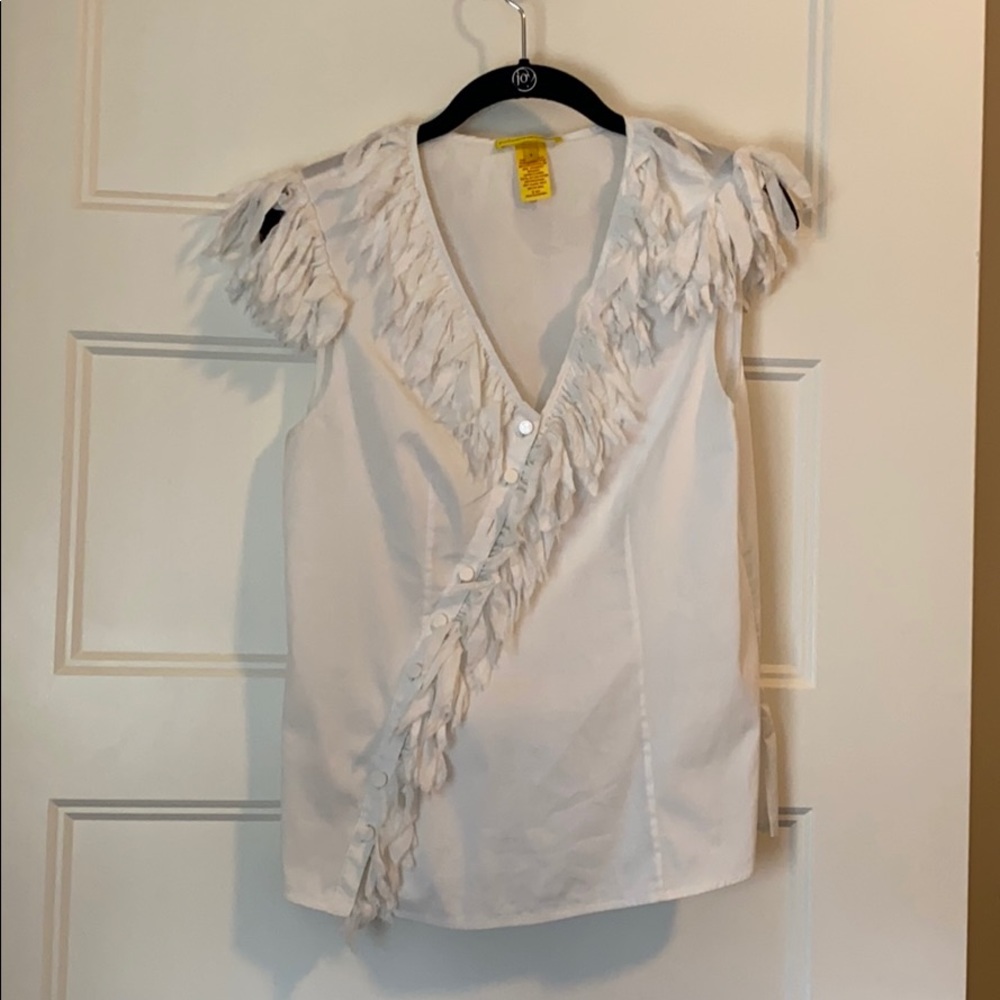 Button up sleeveless top